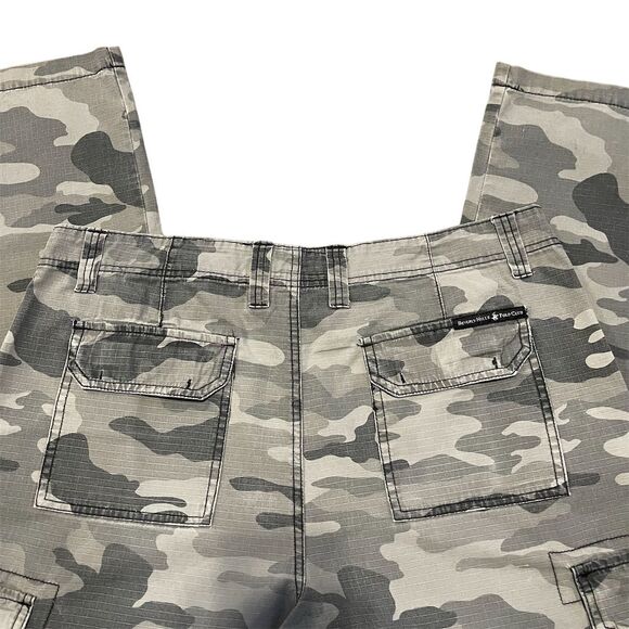 Beverly Hills Polo Club Men's Camouflage Cargo Pants Size 36 Inseam 32 - Picture 3 of 8